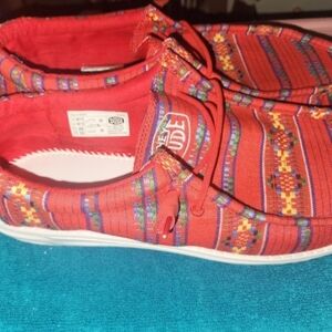 Hey Dude Men's Shoes, Size 15. Please Check Measurements In Pics.